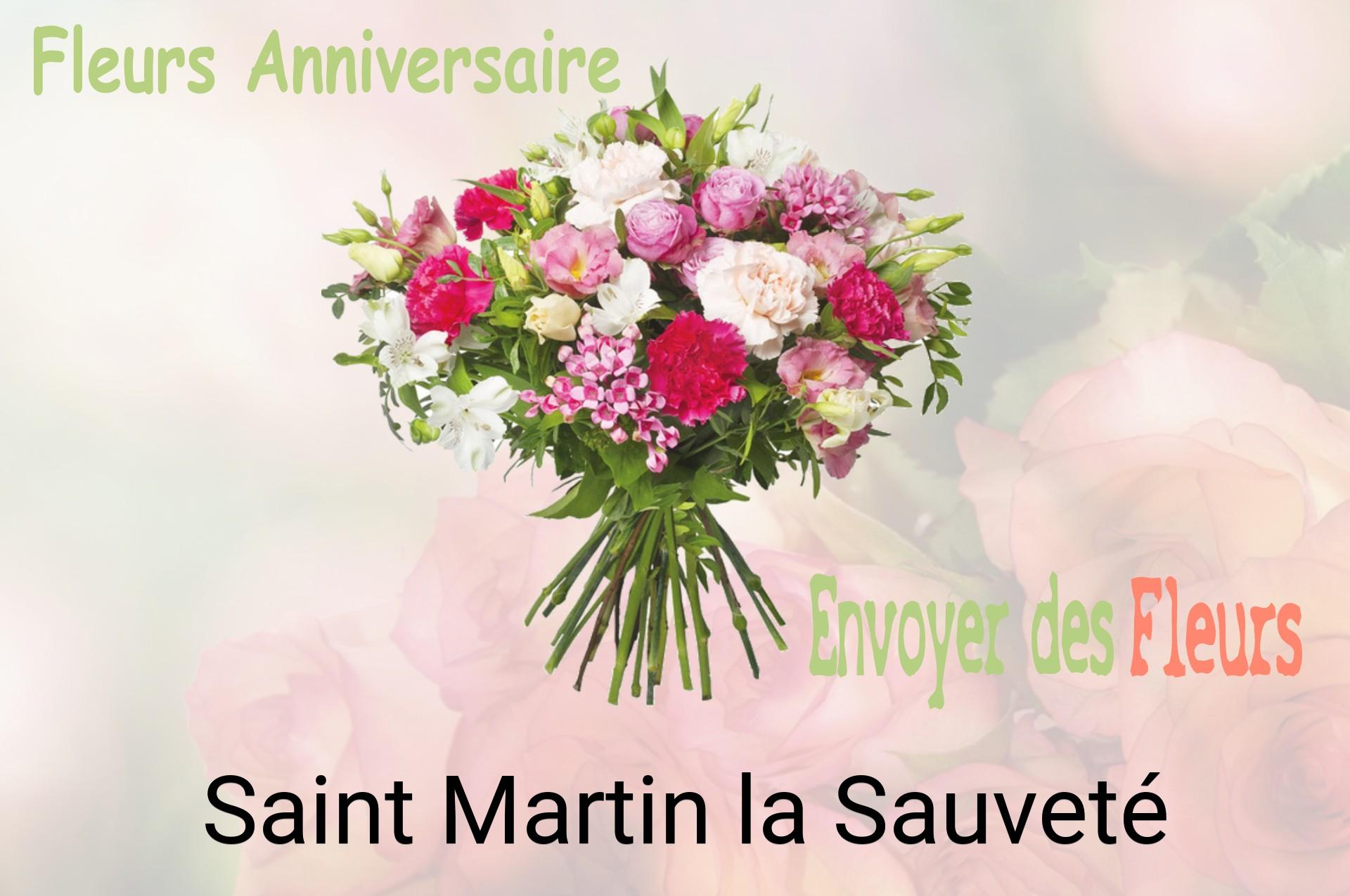 Bouquet de fleurs d’anniversaire livré à Saint-Martin-la-Sauveté