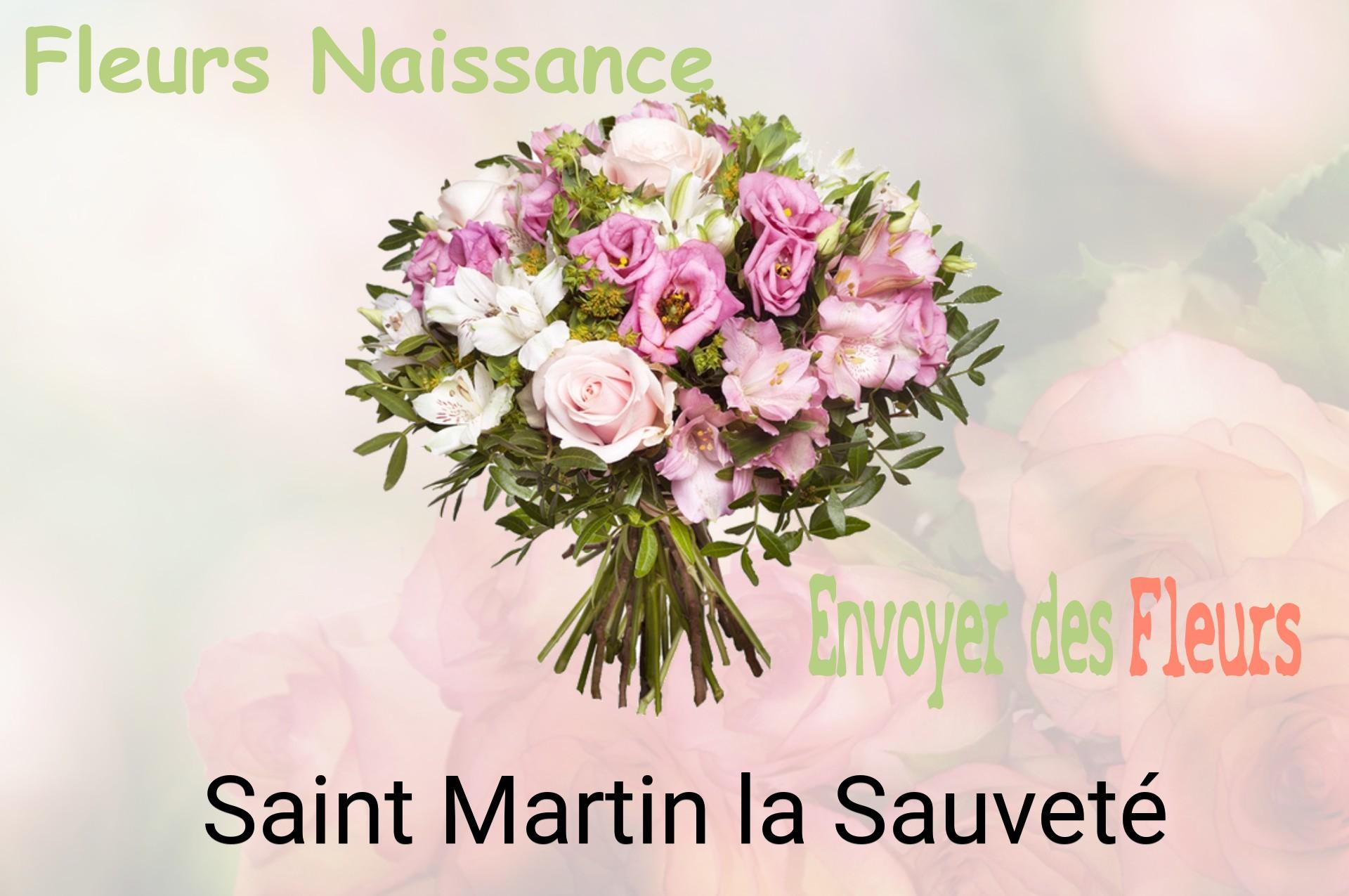 Bouquet de fleurs de naissance livré à Saint-Martin-la-Sauveté